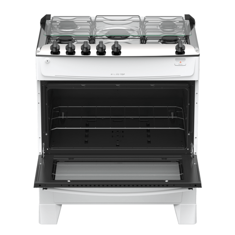 Fogão Atlas Milão Top 5 Bocas Mesa Inox Acendimento Automático Bivolt Branco-b0594afe-2ee6-43bc-8043-5a104b88c4cb