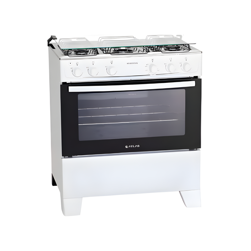 Fogao Atlas Monaco Plus Gas com Mesa Inox 5 Bocas Acendimento Automatico Branco-f45b5dae-2749-40d7-a7b3-5015bbaf9c61