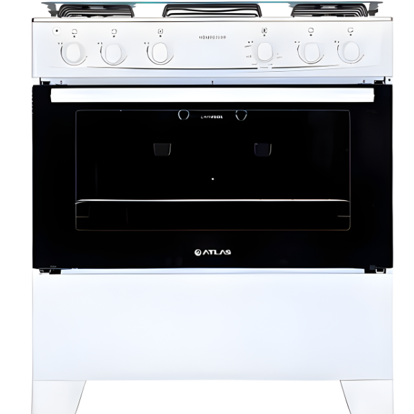 Fogao Atlas Monaco Plus Gas com Mesa Inox 5 Bocas Acendimento Automatico Branco-752f1dbe-3e91-46bc-acf1-88b32f657121