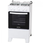 Fogao Atlas Monaco Plus Gas Mesa Inox 4 Bocas Branco 