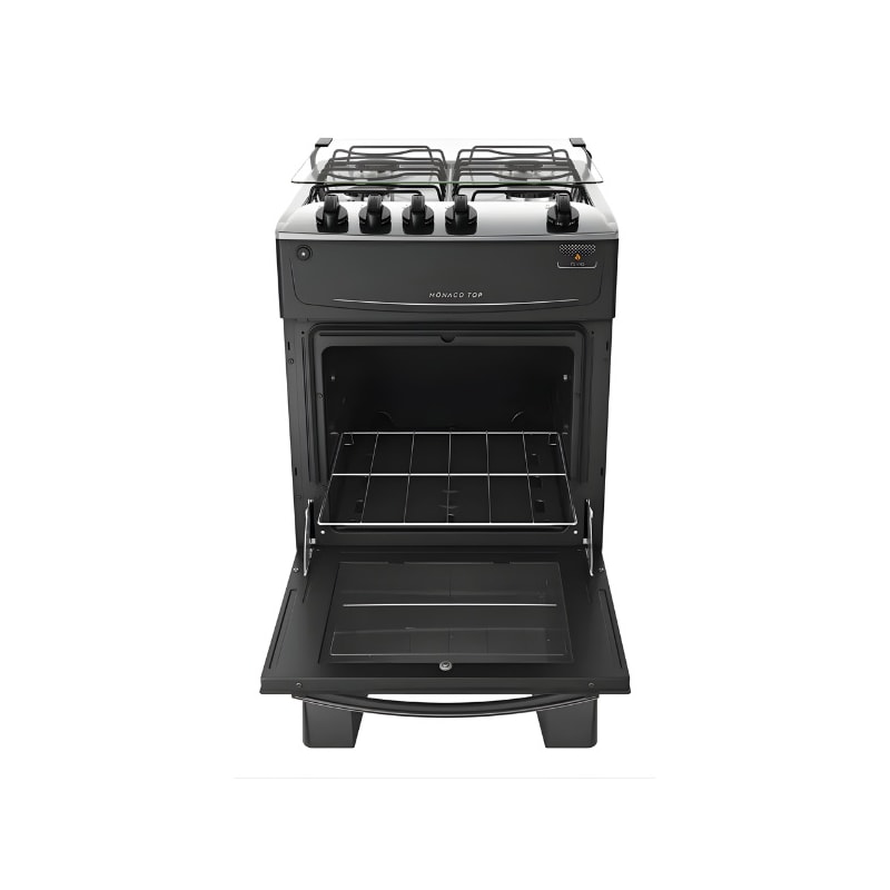 Fogão Atlas Mônaco Top 4 Bocas Inox Preto-cdfd3aed-2dca-462a-9957-26cac0a1eb4a