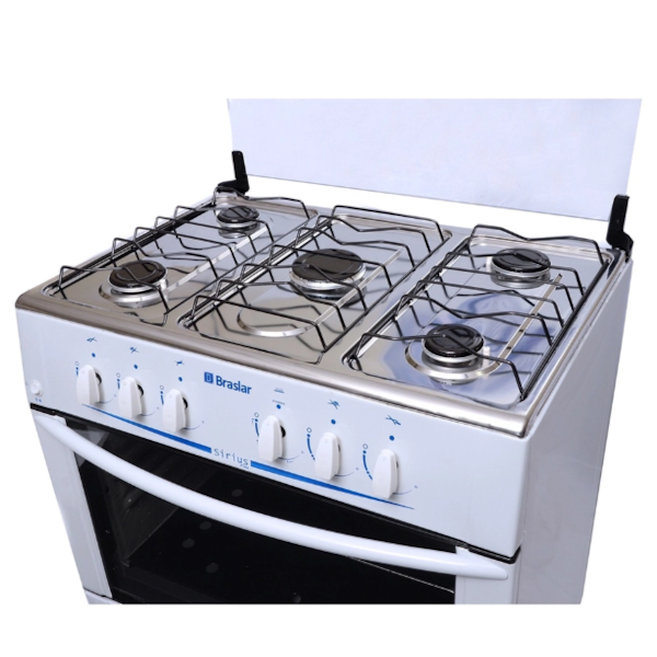 Fogao Braslar com Mesa de Inox Sirius Plus 5 Bocas Branco-d0f79e80-7c18-4928-8c11-646e50fc7a2b
