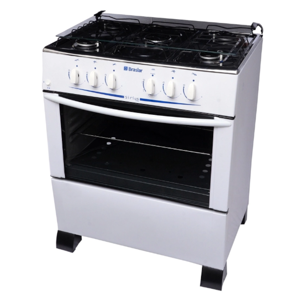 Fogao Braslar com Mesa de Inox Sirius Plus 5 Bocas Branco-a1cd37d4-ed65-456c-bd87-d4dab884df8a
