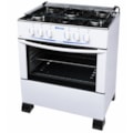 Fogão Braslar Sirius Plus 5 Bocas Branco Mesa Inox Acendimento Automático Bivolt-719d8099-bc4a-490a-b998-8b383791a97c