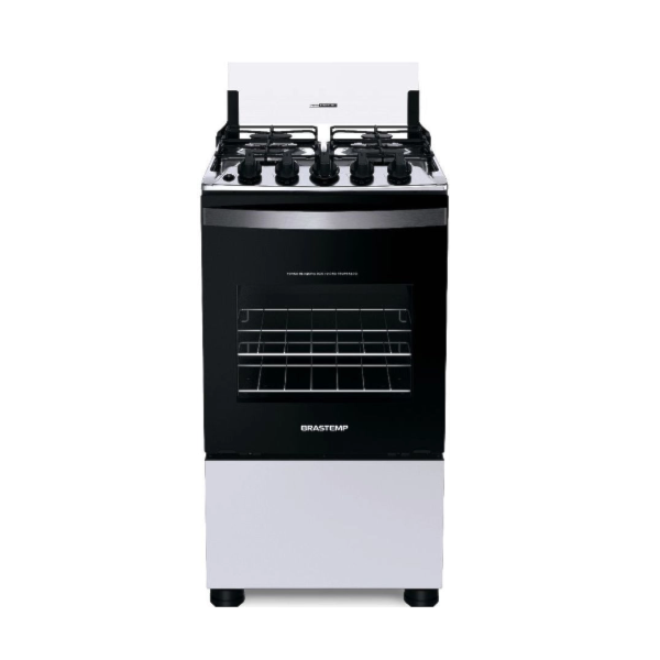 Fogao Brastemp com Mesa de Inox 4 Bocas Com Acendimento Automatico 127 220V 50 60HZ Branco-cfb7e5f7-a721-4e7b-b8be-5bea1aebed63