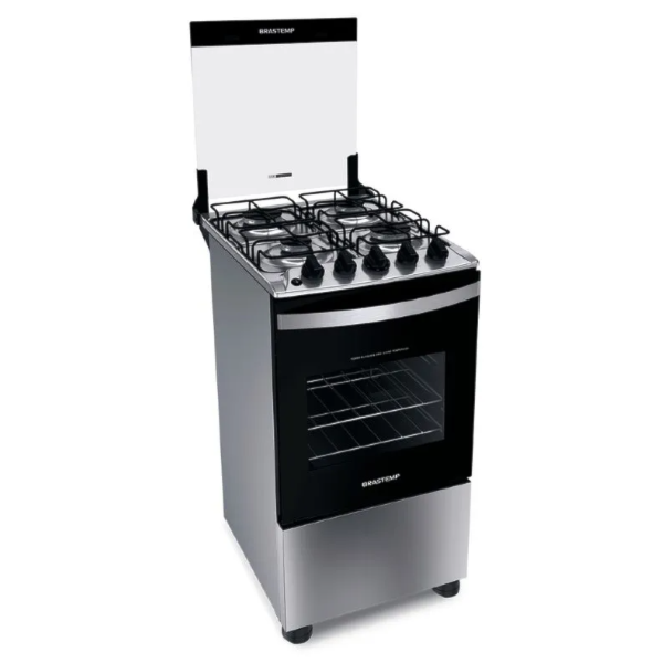 Fogao Brastemp Mesa de Inox 4 Bocas Com Acendimento Automatico 127/220V 50 60HZ Inox-f03d02c5-2984-4a49-9684-557a5201c986