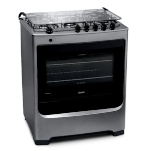 Fogao Consul Mesa de Inox FS 5 Bocas 127/220V Inox