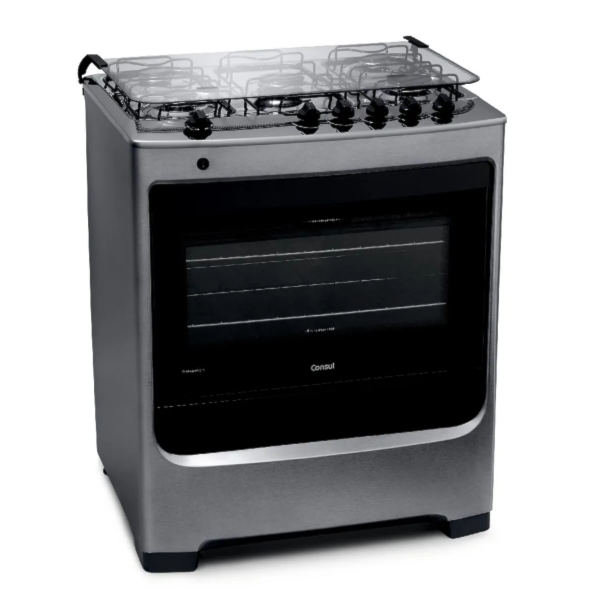 Fogao Consul Mesa de Inox FS 5 Bocas 127/220V Inox-b6c30543-43a9-4d34-af25-bd3471cd2021