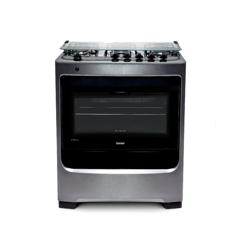 Fogao Consul Mesa de Inox FS 5 Bocas 127/220V Inox-9783c984-458c-472e-bdea-3f0f5cc56352