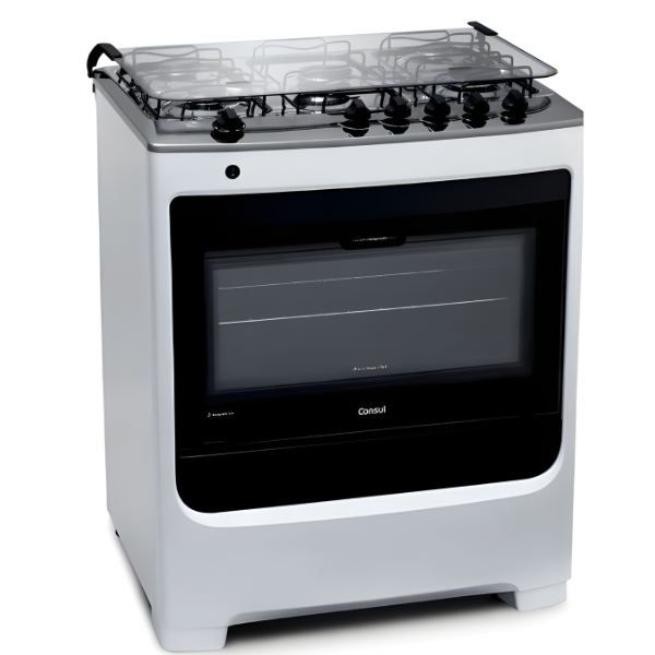 Fogao Consul Mesa de Inox FS 5 Bocas Com Acendimento Automatico 127/220V Branco-95182fb9-ac8c-4666-9f5b-18a22d26c58d