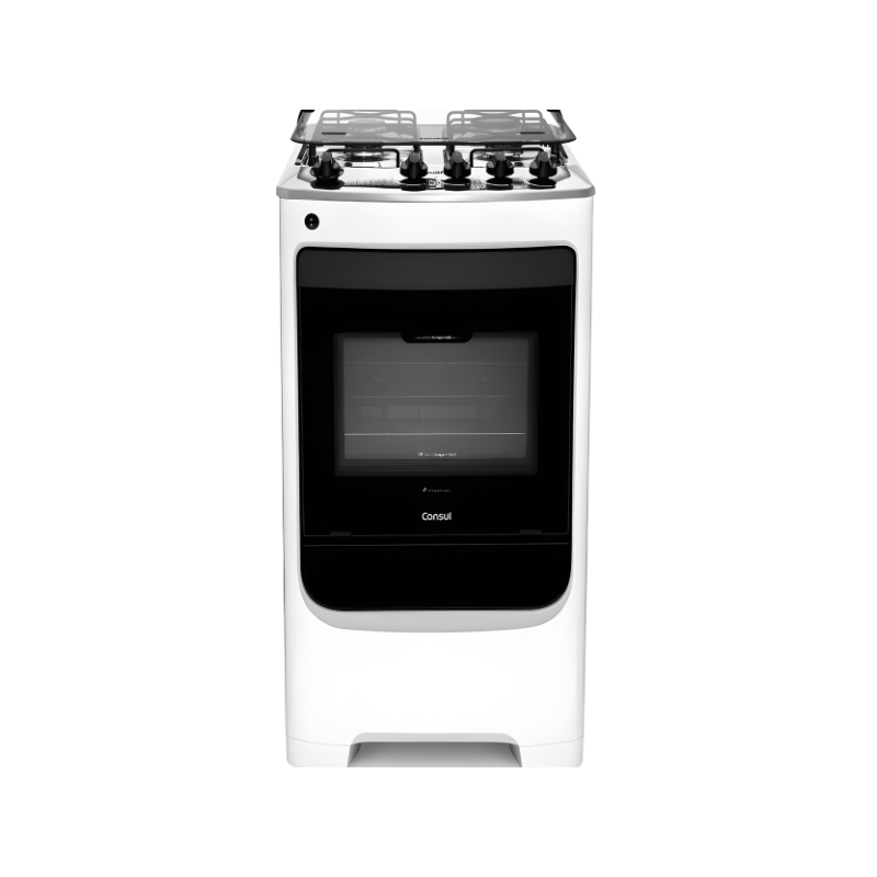 Fogao Consul Mesa Inox 4 Bocas Acendimento Automatico 127/220V Branco CF04NABUNA-e9196bd8-7cb3-4c3f-a734-f14895e764c3