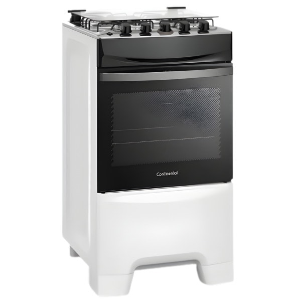 Fogao Continental Mesa De Inox 4 Bocas Acendimento Automatico Bivolt FC4IB Premium Branco-a25a12af-eb4d-4134-bb06-ebd82331680d