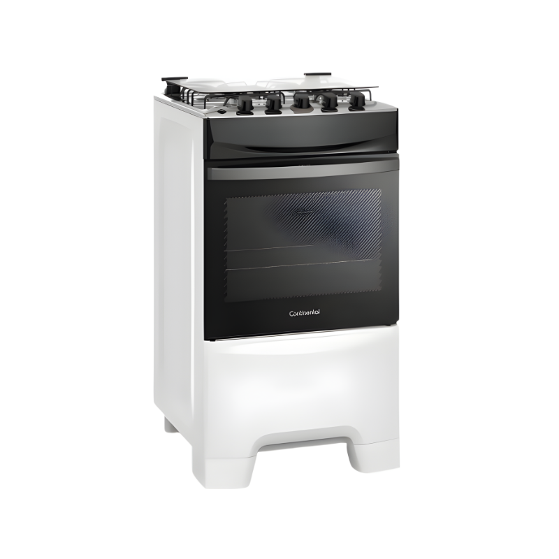 Fogao Continental Mesa De Inox 4 Bocas Acendimento Automatico Bivolt FC4IB Premium Branco-f637e107-5a72-447e-b70d-d6b5ed46ff92