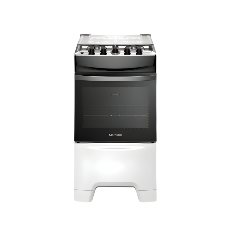 Fogao Continental Mesa De Inox 4 Bocas Acendimento Automatico Bivolt FC4IB Premium Branco-c4aec502-99f8-4247-9639-db2e7cf3dc42