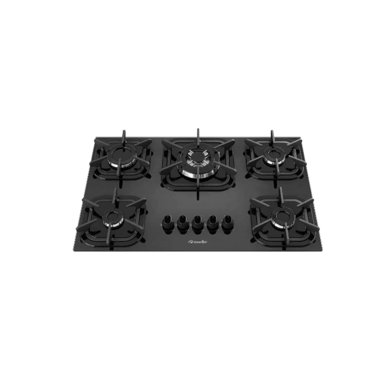 Fogao Cooktop Mueller Tripla Chama 5 Bocas G5 Preto-032870cd-026a-41d3-836e-dccfbd7de6eb