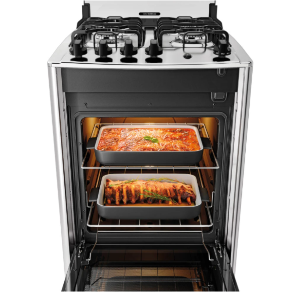 Fogao Dako com Mesa de Inox Magister 4 Bocas com Acendimento Automatico Preto-68540db2-54f9-4fa7-9d38-7b113accdc3a