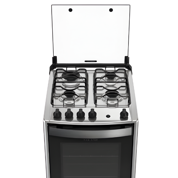 Fogao Dako com Mesa de Inox Magister 4 Bocas com Acendimento Automatico Preto-1ec098e5-38f0-4414-85ef-104408c9414e