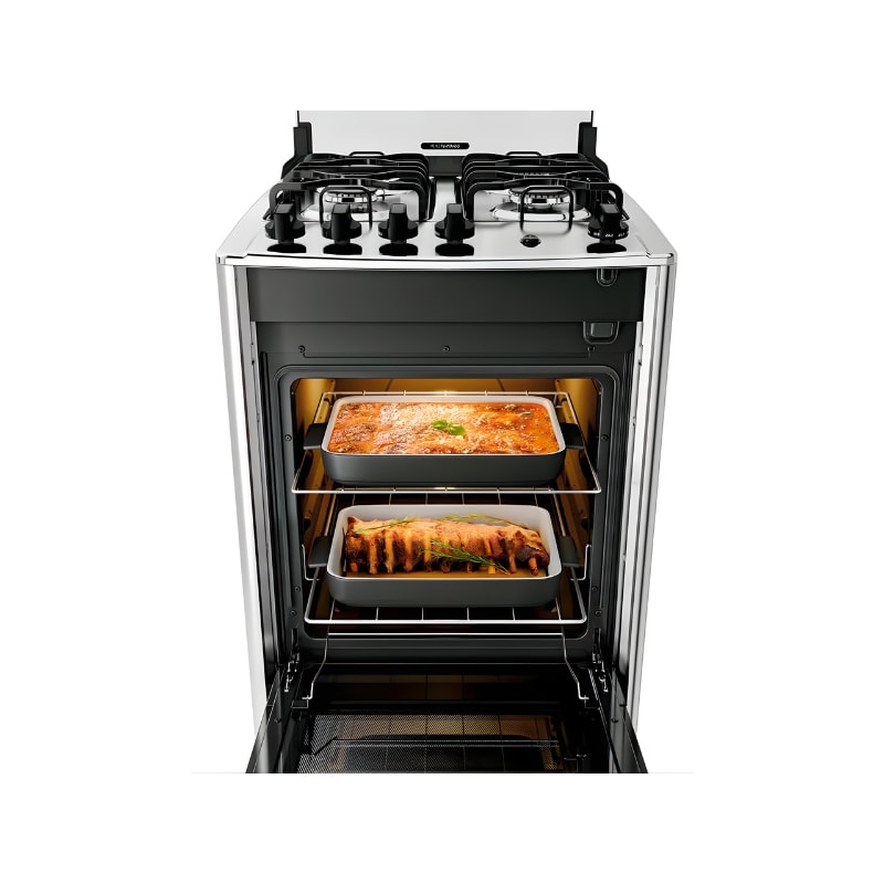 Fogao Dako com Mesa de Inox Magister 4 Bocas com Acendimento Automatico Preto-e38489cc-86f5-4533-9d1f-119a2da04f31