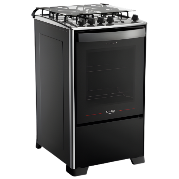 Fogao Dako com Mesa de Inox Magister 4 Bocas com Acendimento Automatico Preto-b3cce646-efbe-428c-ada3-7c8435e115a8