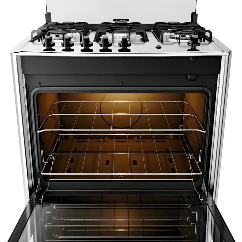 Fogao Dako com Mesa de Inox Magister 5 Bocas com Acendimento Automatico Preto-e50ce3c5-117f-4732-9aa6-47c4aa958a47