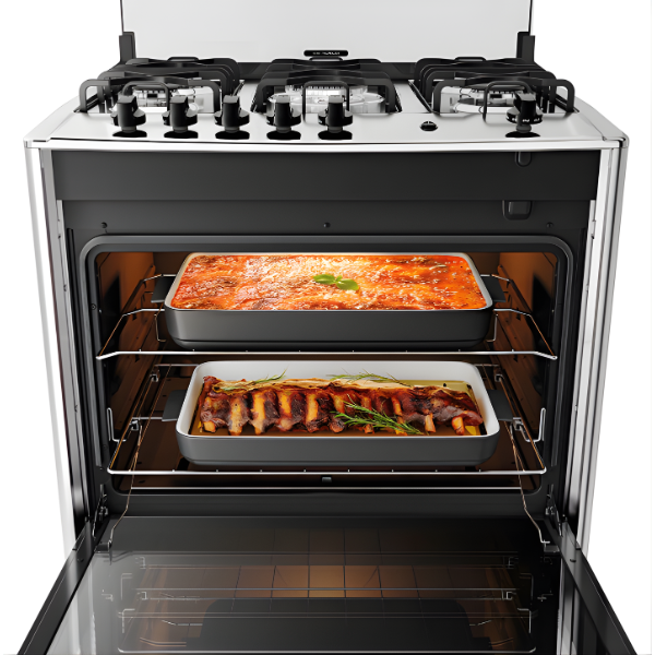 Fogao Dako com Mesa de Inox Magister 5 Bocas com Acendimento Automatico Preto-177feb05-a535-4063-88a0-726683bd59ba