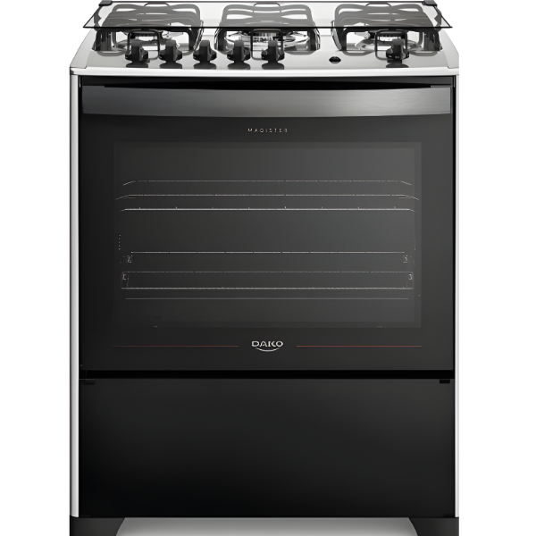 Fogao Dako com Mesa de Inox Magister 5 Bocas com Acendimento Automatico Preto-d3d52520-e996-4754-9454-763d3117680e