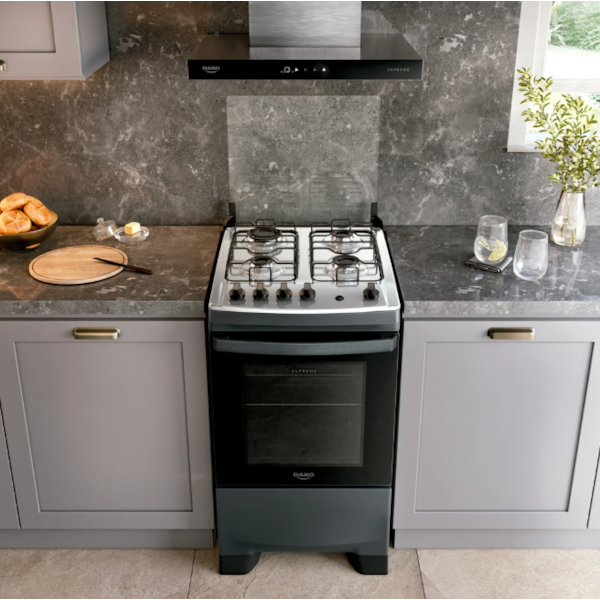 Fogao Dako Com Mesa De Inox Supreme 4 Bocas Com Acedimento Automatico Titanium-9191f473-ccfa-41ab-b5c2-a2df902cf81c