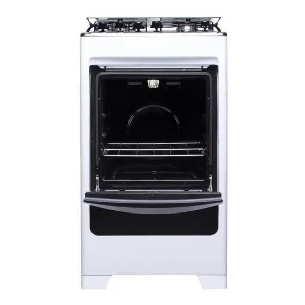 Fogao Dako com Mesa de Inox Supreme 4 Bocas com Acendimento Automatico Branco-b0deee88-6f10-4791-a78d-192916321e98