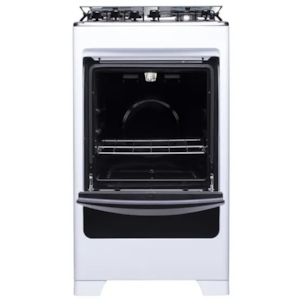 Fogao Dako com Mesa de Inox Supreme 4 Bocas com Acendimento Automatico Branco