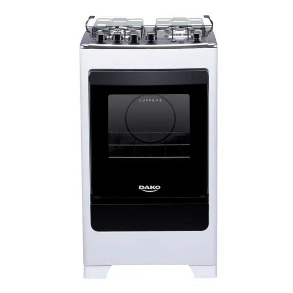 Fogao Dako com Mesa de Inox Supreme 4 Bocas com Acendimento Automatico Branco-dd67f5a9-b36c-4c4c-bc78-ec8d754eadf4