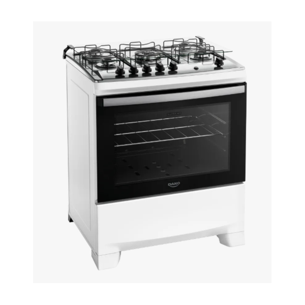 Fogao Dako com Mesa de Inox Supreme 5 Bocas com Acendimento Automatico e Tripla Chama Branco-da2105df-393e-46f8-89c8-a4733cf4b8d4