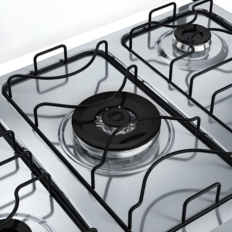 Fogao Dako com Mesa de Inox Supreme 5 Bocas com Acendimento Automatico e Tripla Chama Branco-f2705b5f-d3f7-4ada-ade8-14c7af462b85