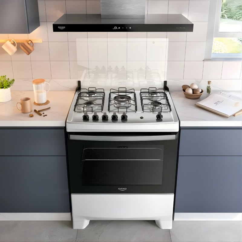 Fogao Dako com Mesa de Inox Supreme 5 Bocas com Acendimento Automatico e Tripla Chama Branco-1f46cd08-77d7-4ae0-897d-5aa1f53ab681