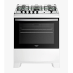 Fogao Dako com Mesa de Inox Supreme 5 Bocas com Acendimento Automatico e Tripla Chama Branco