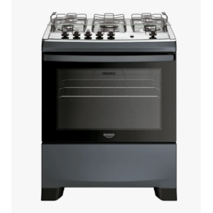 Fogao Dako com Mesa de Inox Supreme 5 Bocas com Acendimento Automatico Tripla Chama Titanium