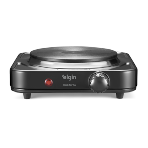 Fogao de Mesa Elgin Eletrico Portatil 1 Boca 1000W 127V Preto