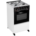 Fogao Esmaltec com Mesa de Inox Caribe 4 Bocas Branco/Preto-174f5e1b-b0c3-4053-95ac-f783168c718e