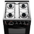 Fogao Esmaltec com Mesa de Inox Caribe 4 Bocas Branco/Preto-7f2565d4-5ef8-4555-9441-de2b6584c797