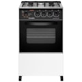 Fogao Esmaltec com Mesa de Inox Caribe 4 Bocas Branco/Preto-22deca4d-5606-4fc6-8b1e-8c625b935f08