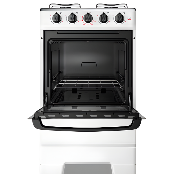 Fogao Esmaltec com Mesa de Inox Ideal Pop 4 Bocas com Acendimento Manual F4ISB Branco-4af6fa5b-33e3-4de7-8a24-ceaf4b11462d