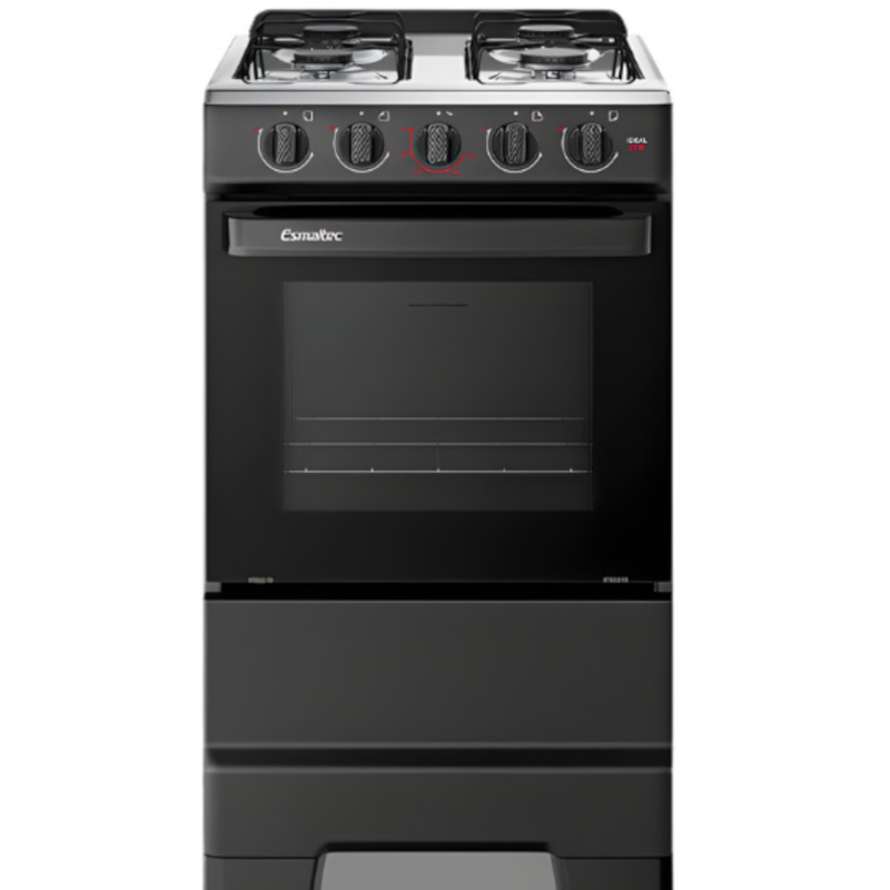 Fogao Esmaltec com Mesa de Inox Ideal Pop 4 Bocas com Acendimento Manual F4ISP Preto-797635bf-5c94-4221-bfdd-e9a1b2981916
