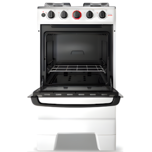 Fogao Esmaltec com Mesa de Inox Ideal Super 4 Bocas com Acendimento Automatico F4IAB Branco