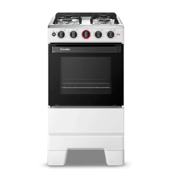 Fogao Esmaltec com Mesa de Inox Ideal Super 4 Bocas com Acendimento Automatico F4IAB Branco-b3c6164d-5a24-4e72-9cc2-4efff3267b12