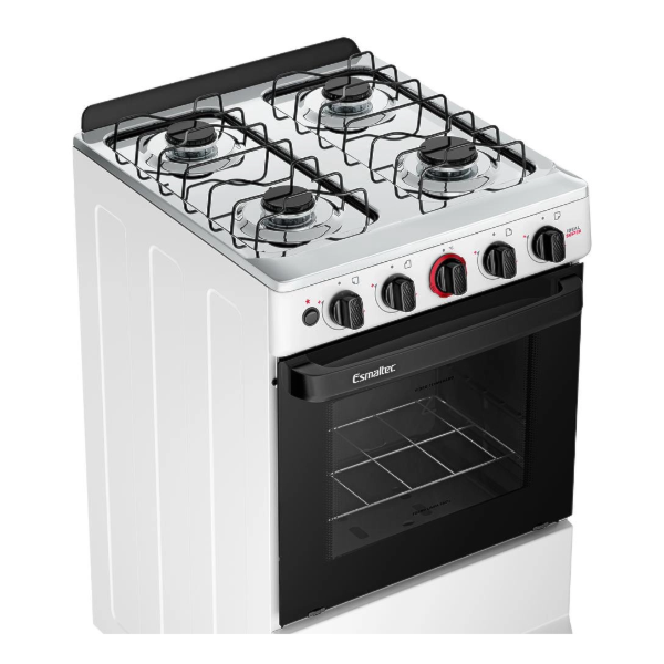 Fogao Esmaltec com Mesa de Inox Ideal Super 4 Bocas F4IAB Branco-9c790ea3-0816-4213-8c46-9610d3901b65