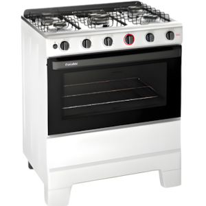 Fogao Esmaltec com Mesa de Inox Ideal Super 5 Bocas com Acendimento Automatico F5IAB Branco