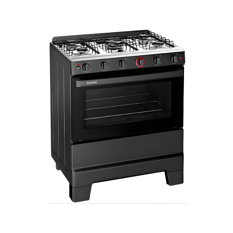 Fogao Esmaltec com Mesa de Inox Ideal Super 5 Bocas com Acendimento Automatico F5IAP Pret-4c458fa8-dc3f-4d7f-a16f-94733528bce3