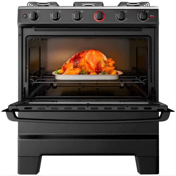 Fogao Esmaltec com Mesa de Inox Ideal Super 5 Bocas com Acendimento Automatico F5IAP Pret-b416ae13-d92a-4dd6-89fb-9c78ad3ea826