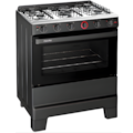 Fogao Esmaltec com Mesa de Inox Ideal Super 5 Bocas com Acendimento Automatico F5IAP Pret-cb364a56-151b-40ab-9552-38f00dc0c336