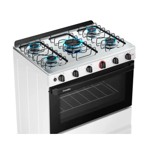 Fogao Esmaltec com Mesa de Inox Ideal Super 5 Bocas F5IAB Branco-2927f202-45ac-4d95-b2bc-0dc488dd99c7