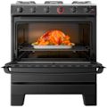 Fogao Esmaltec com Mesa de Inox Ideal Super 5 Bocas F5IAP Preto-acc00a6a-2061-4049-b500-238f97338b5f